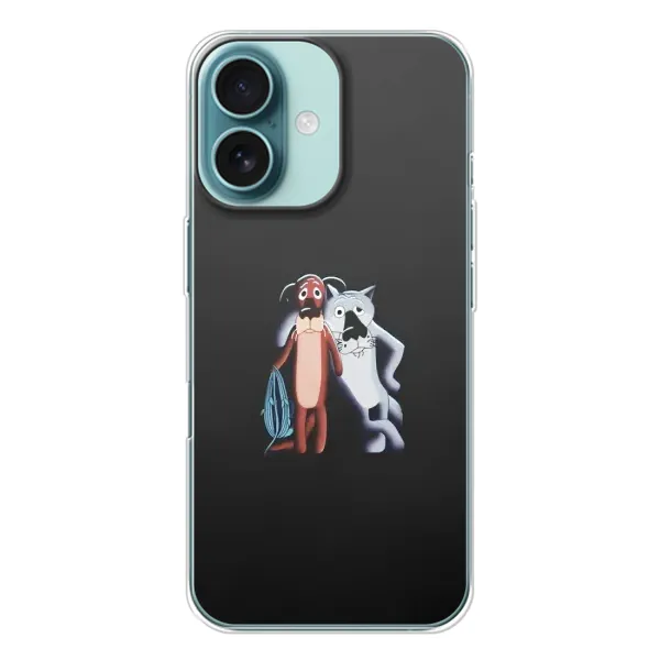 Чехол с рисунком «Шо, опять» для iPhone 16