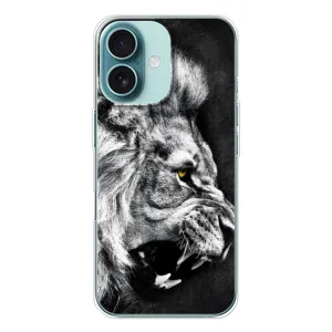 Чохол з картинкою на iPhone 16 (Злий Лев)