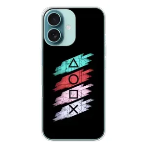 Чехол с рисунком «Значки Sony» для iPhone 16