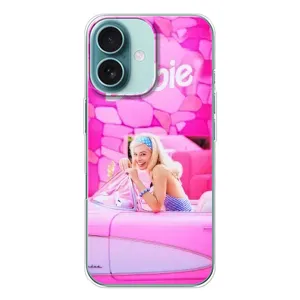 Силиконовый Чехол Барби Фильм на iPhone 16 (Зставка)