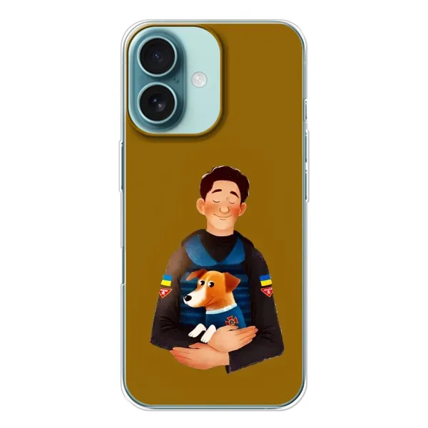 Чехол с рисунком «ЗСУ Патрон» для iPhone 16 Чехол с рисунком «ЗСУ Патрон» для iPhone 16