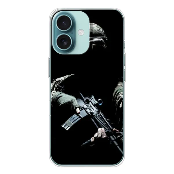Чехол с рисунком «ЗСУ снайпер» для iPhone 16 Чехол с рисунком «ЗСУ снайпер» для iPhone 16