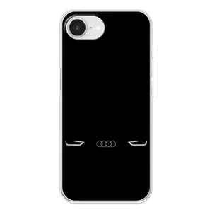 Силіконовий бампер з картинкою машини на iPhone 16е (Сілует Audi)
