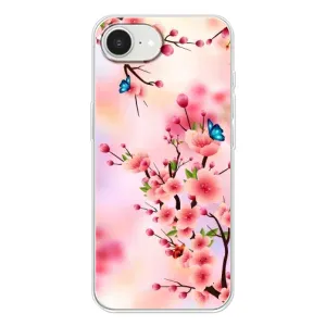 Чехол с принтом САКУРЫ на iPhone 16е (Бабочки на сакуре)