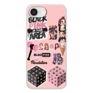 Чехлы с картинкой для iPhone 16е (BLACK PINK коллаж)