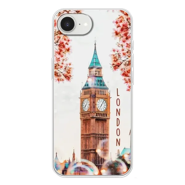 Чохол з малюнком «Годинник Лондон» для iPhone 16e