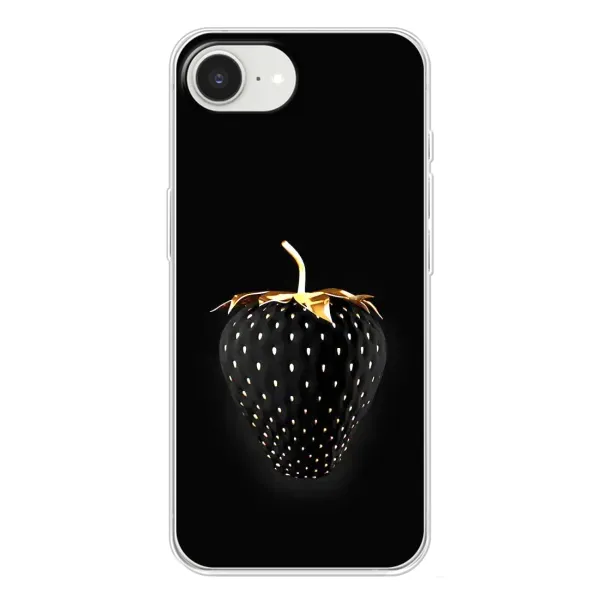 Чехол с рисунком «Чёрная клубника» для iPhone 16e Чехол с рисунком «Чёрная клубника» для iPhone 16e