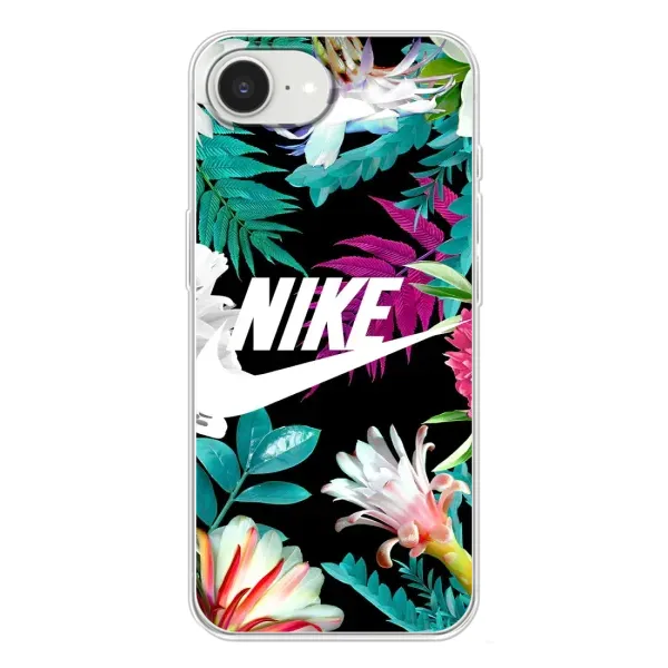 Чехол с рисунком «Цветочный Nike» для iPhone 16e