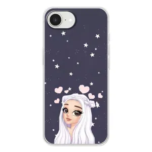 Чохол Стильні дівчата на iPhone 16е (Дівчина та серця)