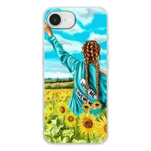 Чохол Стильні дівчата на iPhone 16е (Дівчина на полі)