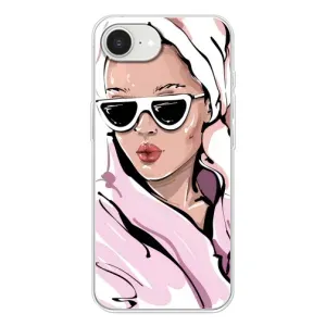 Чохол з картинкою Модні Дівчата iPhone 16е (Дівчина в халаті)