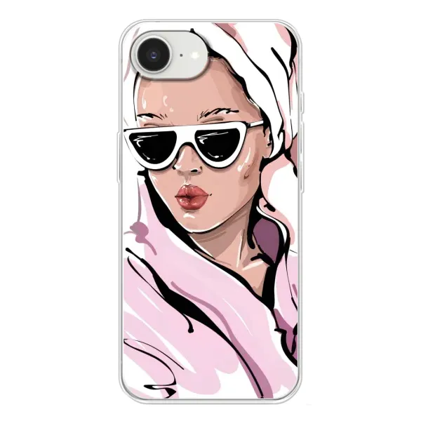 Чехол с рисунком «Девушка в халате» для iPhone 16e Чехол с рисунком «Девушка в халате» для iPhone 16e