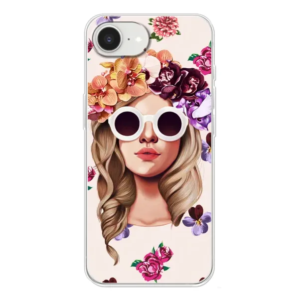 Чехол с рисунком «Девушка в очках» для iPhone 16e Чехол с рисунком «Девушка в очках» для iPhone 16e