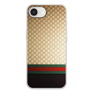 Чехлы Бренд GUCCI для iPhone 16е (Фон Гуччи)