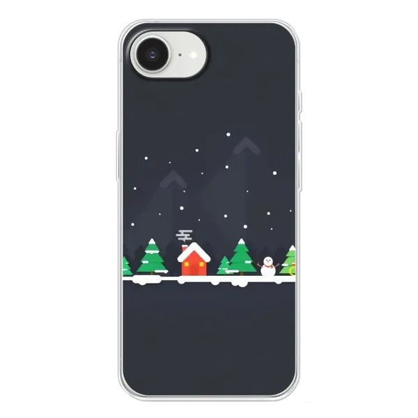 Чехол с рисунком «Город зимний» для iPhone 16e