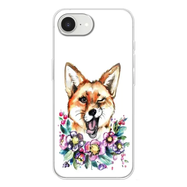 Чехол с рисунком «Хитрая лиса» для iPhone 16e