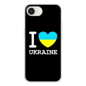 Чохол з Українською символікою на Айфон 16е (I Love Ukraine)