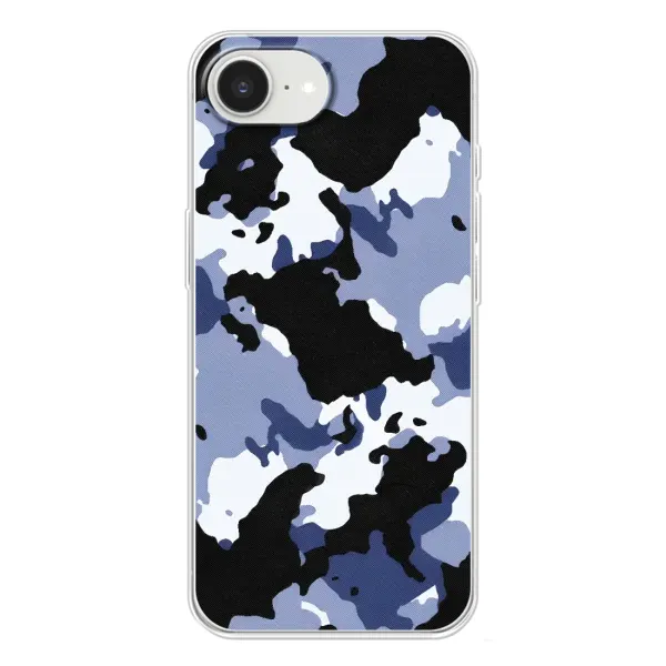 Чехол с рисунком «Камуфляжный Серый» для iPhone 16e Чехол с рисунком «Камуфляжный Серый» для iPhone 16e