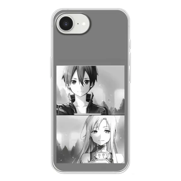 Чехол с рисунком «Кирито-Асуна» для iPhone 16e Чехол с рисунком «Кирито-Асуна» для iPhone 16e