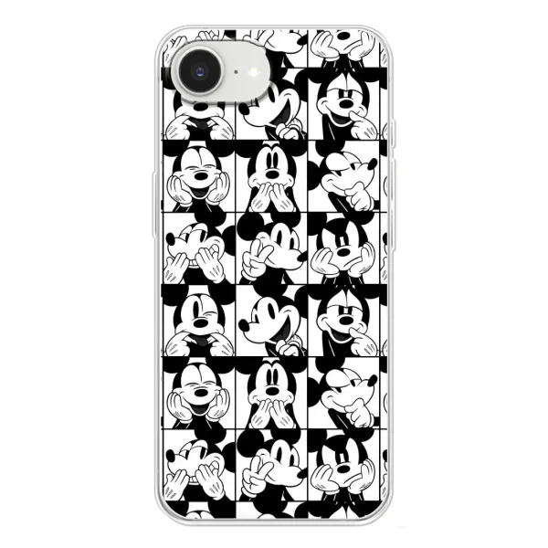 Чехол с рисунком «Коллаж Микки Маус» для iPhone 16e
