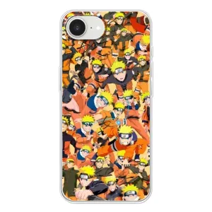 Чохли з принтом НАРУТО на iPhone 16е (Коллаж Наруто)