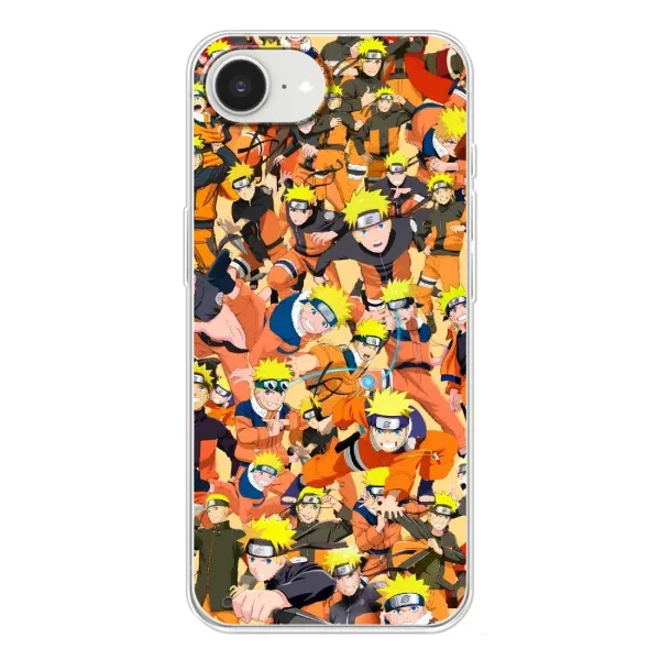 Чехол с рисунком «Коллаж Наруто» для iPhone 16e