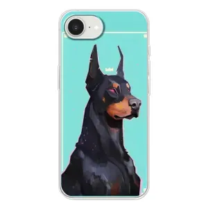 Чехол с рисунком «Король доберман» для iPhone 16e