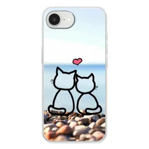 Силіконові Чохли Коханій людині для iPhone 16е (Котейки)
