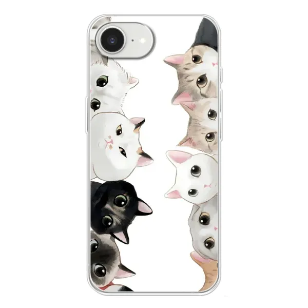Чохол з малюнком «Коти» для iPhone 16e