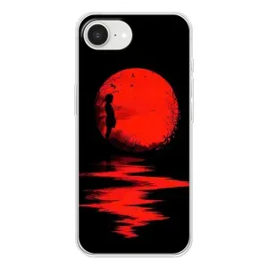 Літній Чохол на iPhone 16е (Червоний Захід сонця)