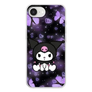 Чохол з персонажем Куромі на iPhone 16е (Куромі на чорному)