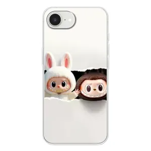 Чехол с принтом Лабубу для iPhone 16е (Фигурки Labubu)
