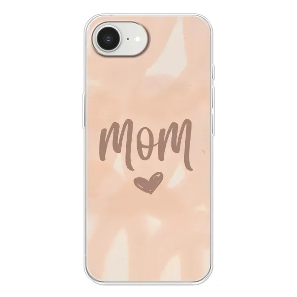 Чехол с рисунком «Love mom» для iPhone 16e Чехол с рисунком «Love mom» для iPhone 16e