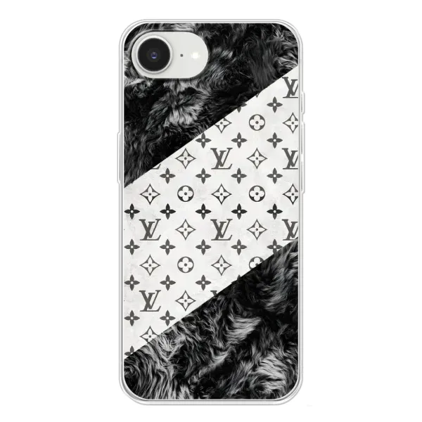 Чехол с рисунком «LV на белом» для iPhone 16e
