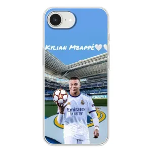 Чехол (TPU) с Футболистом на iPhone 16е (Mbappe Real)