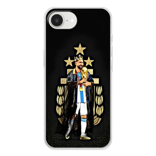 Чехол с рисунком «Месси король» для iPhone 16e
