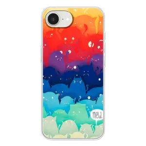 Силіконовий чохол з котиком для iPhone 16е (Mew)