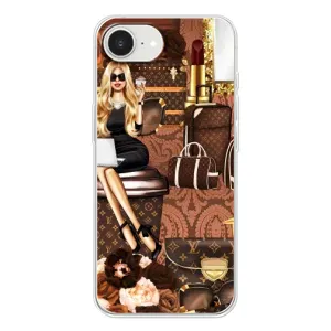 Чехол Стиль Louis Vuitton на iPhone 16е (Мода Луи Виттон)