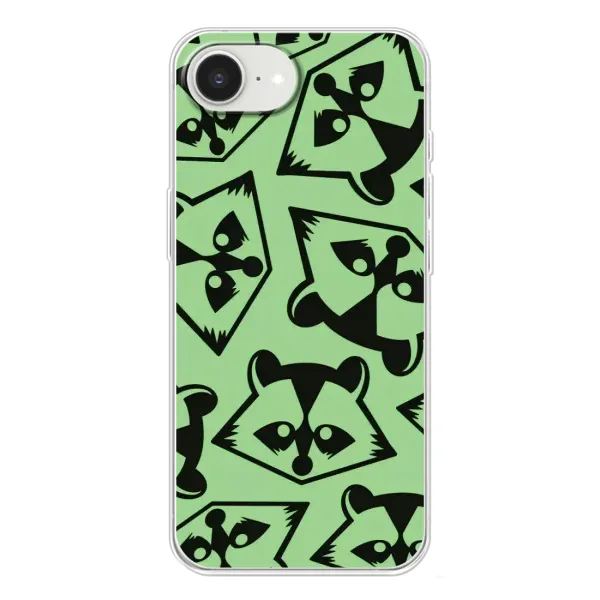 Чохол з малюнком «Мордочки Єнота» для iPhone 16e Чохол з малюнком «Мордочки Єнота» для iPhone 16e