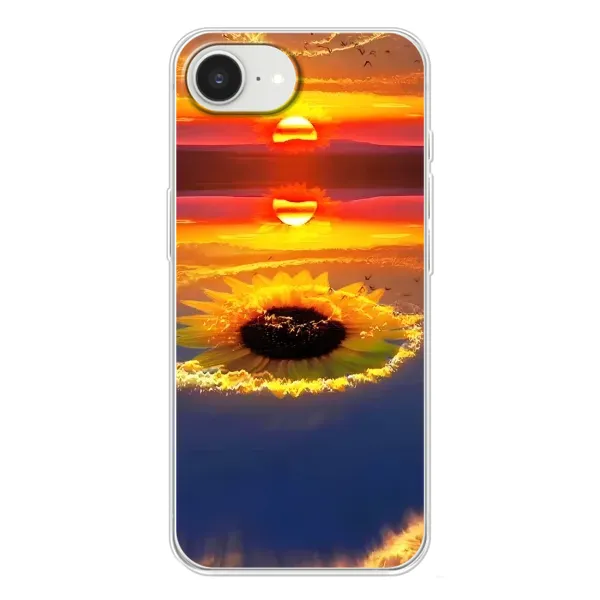 Чехол с рисунком «Небо подсолнух» для iPhone 16e Чехол с рисунком «Небо подсолнух» для iPhone 16e