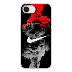 Силиконовый Чехол на iPhone 16е с картинкой Nike (Nike дым)