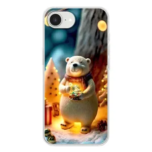 Чехлы на Новый Год iPhone 16е (Новогодний ведмеженок)