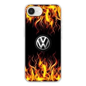 Чохол "Фольксваген" для iPhone 16е (Вогняний Лого)