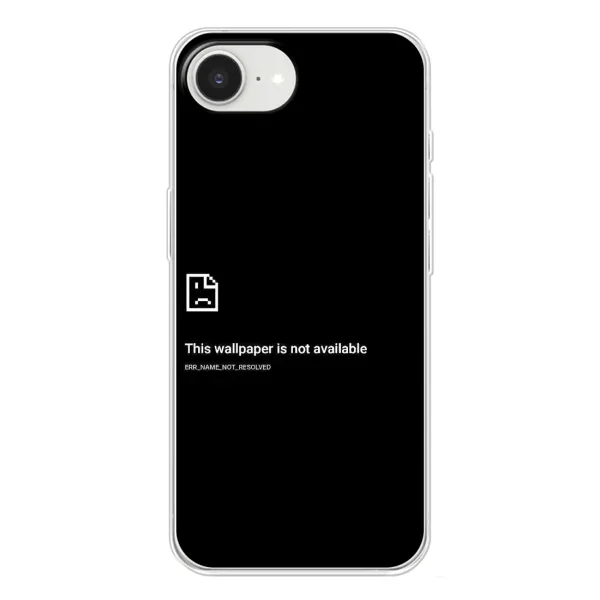 Чохол з малюнком «Помилка» для iPhone 16e