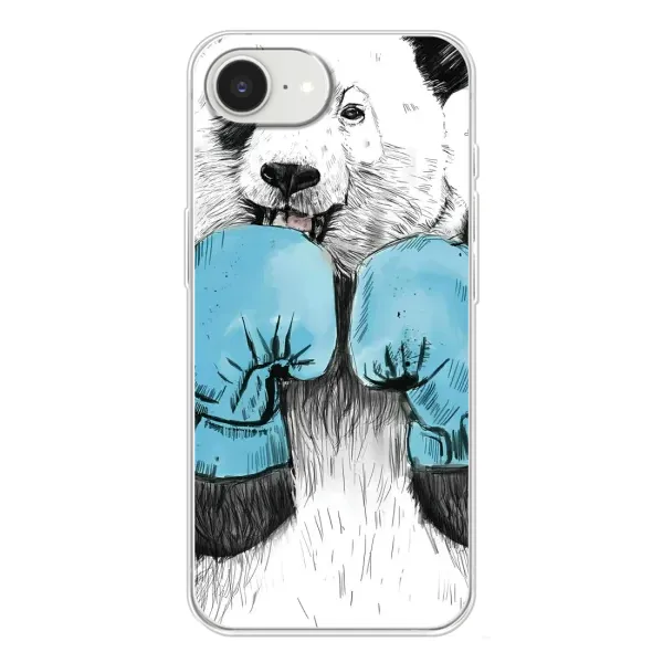 Чехол с рисунком «Панда боксер» для iPhone 16e