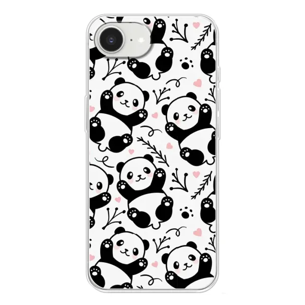 Чехол с рисунком «Пандочки» для iPhone 16e
