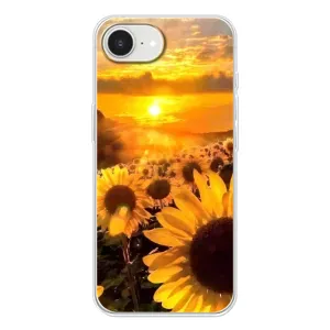 Чехол с Цветами для iPhone 16е (поле подсолнухов)