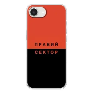 Чехлы УПА (Красно-Чёрный) на iPhone 16е (Правый Серктор)