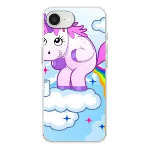 Чохол Unicorn на iPhone 16е (Веселка Єдиноріга)
