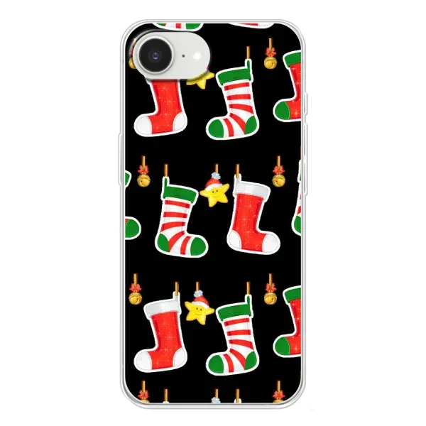 Чехол с рисунком «Рождественские подарки» для iPhone 16e